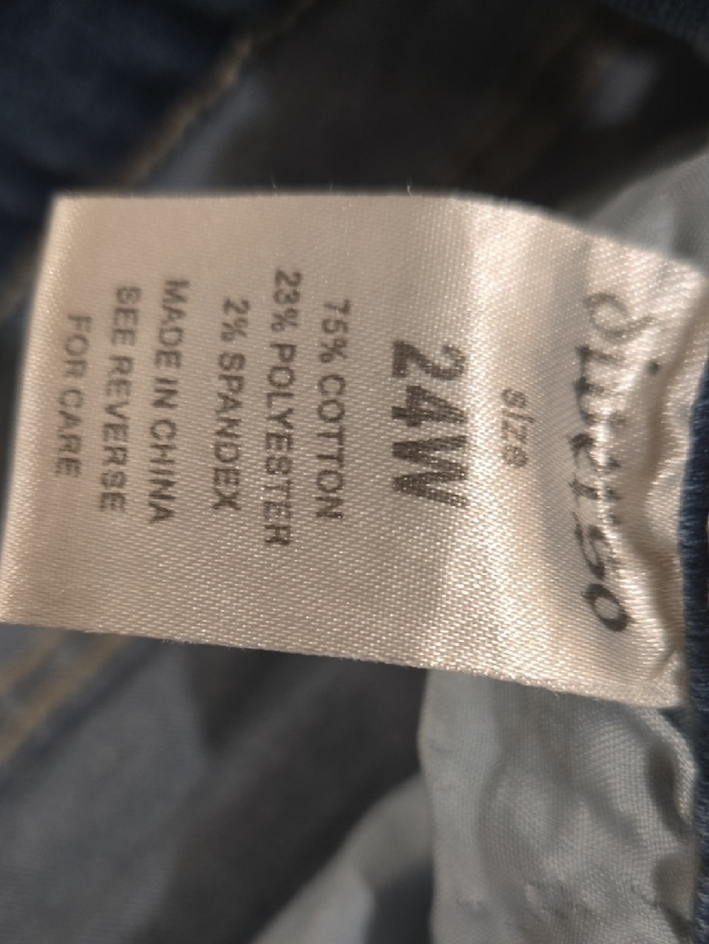 Denim Jean Shorts with Flag Pocket Accents - Blue - Picture 7 of 10